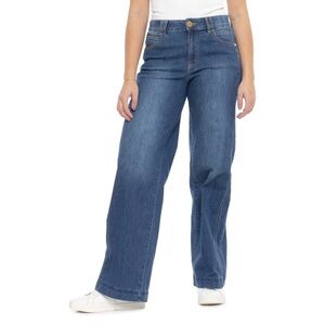 Democracy AbTechnology Skyrise Double Side Seam Wide Leg Jeans - High Rise 16
